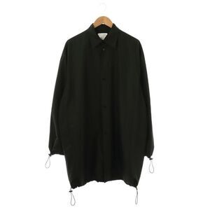 Bottega Veneta 629336 Vkt00 Technical Oversize Shirtcoat Light Hand 46 Black NR
